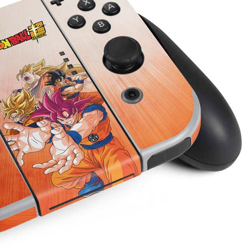 Dragon Ball Super Goku Evolution Nintendo Switch OLED (2021) Skin